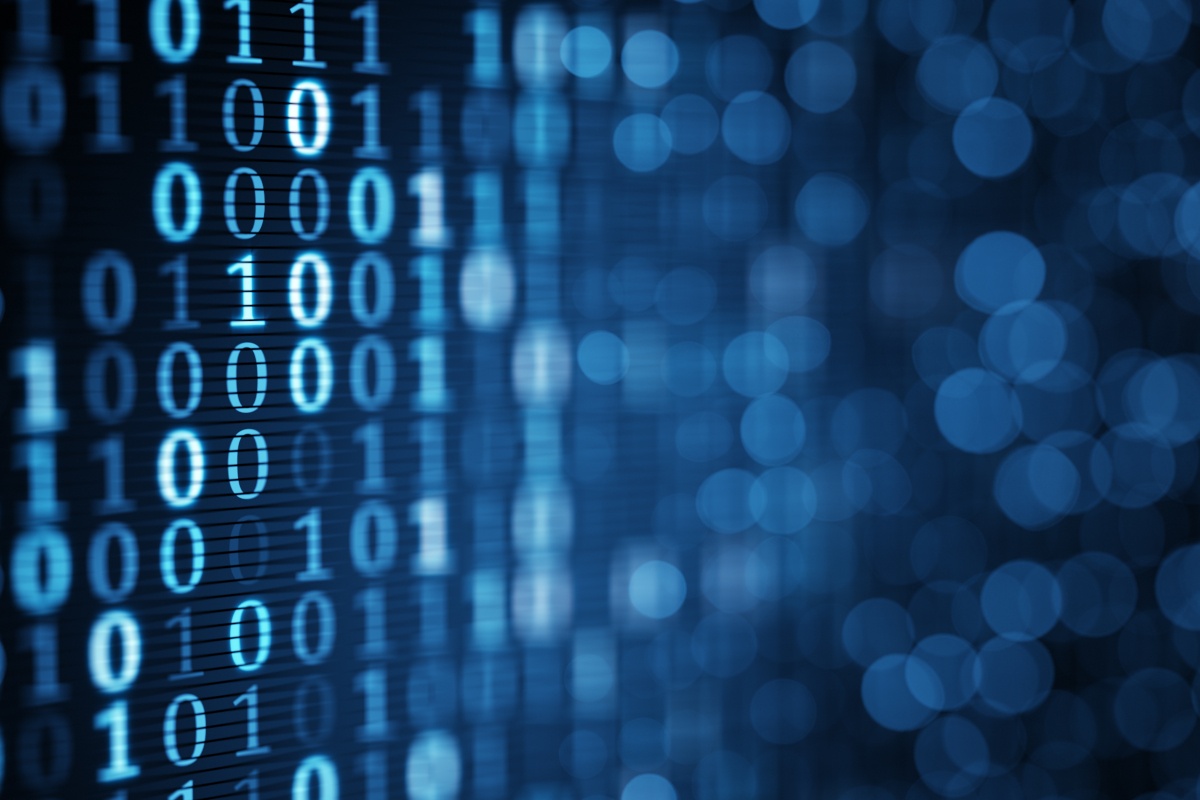 Digital representation of binary system.