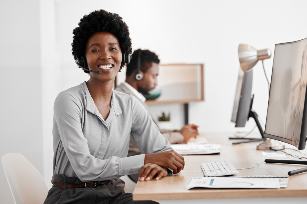 Contact center worker