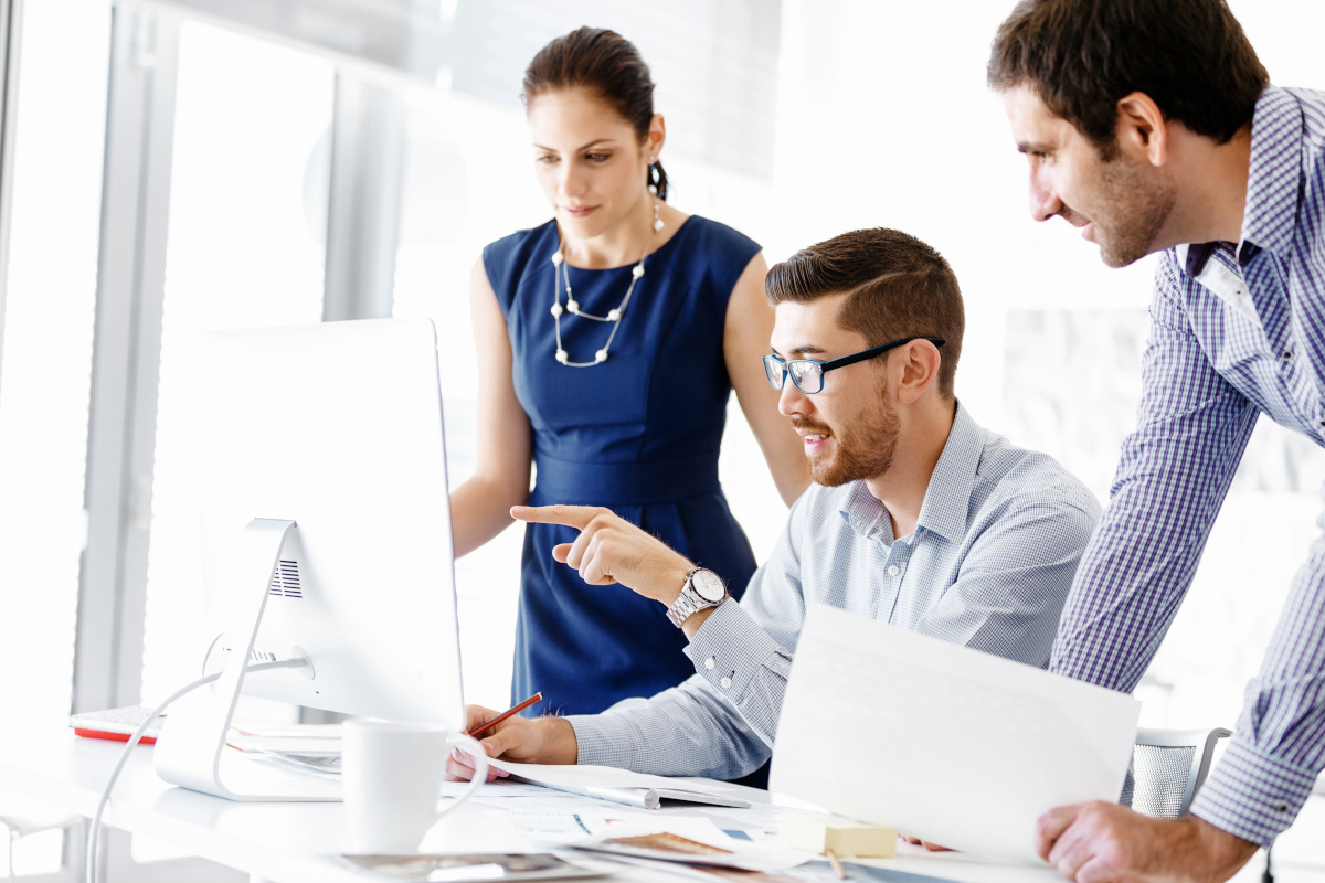 Business people working