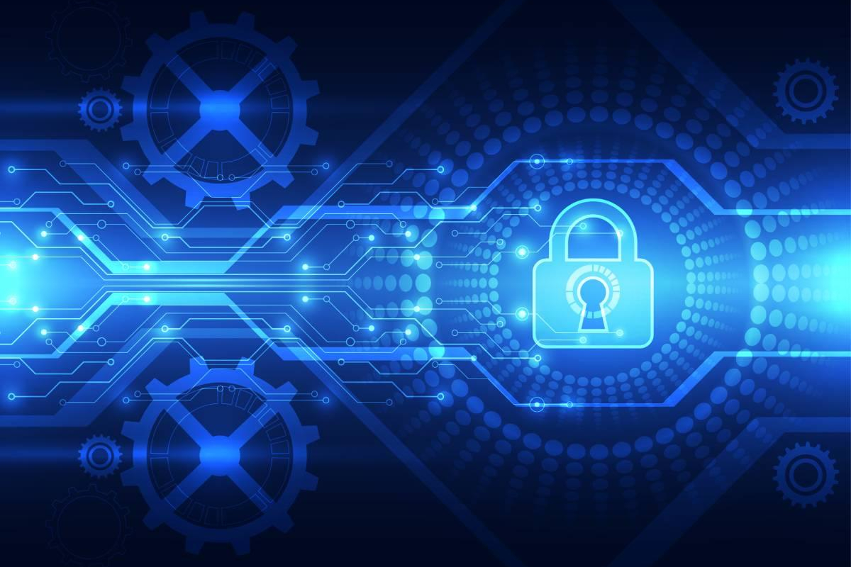 Digital Cybersecurity concept