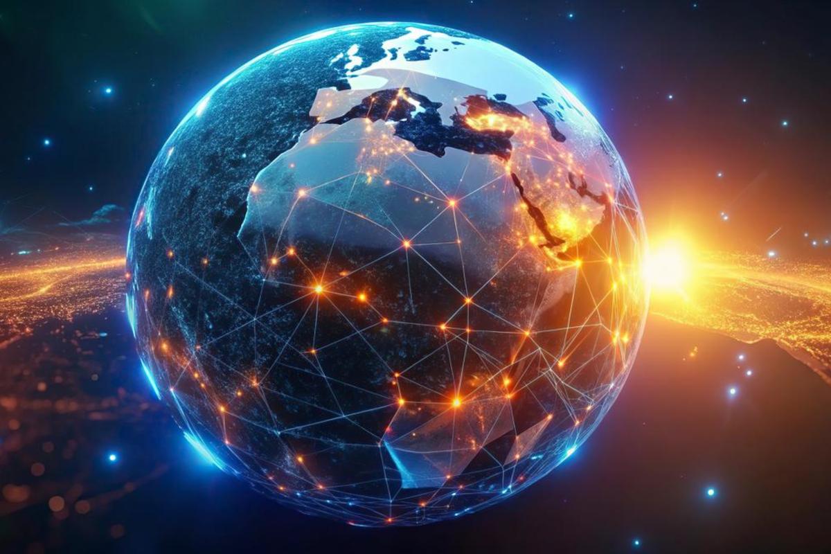 Digital Technology Globe