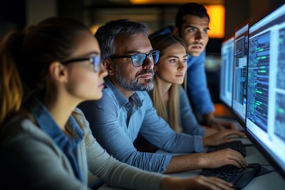 Business people working